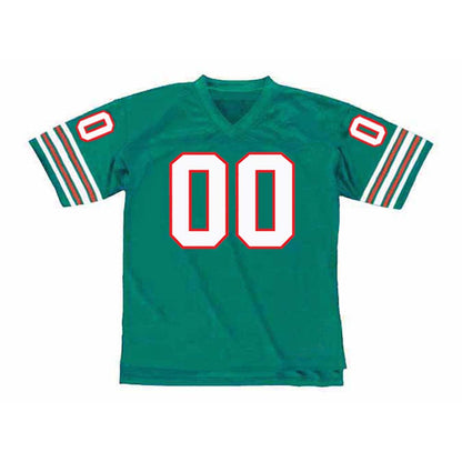 Miami Dolphins Mitchell & Ness Aqua Throwback Stitched American Football Custom M.Dolphin Jerseys