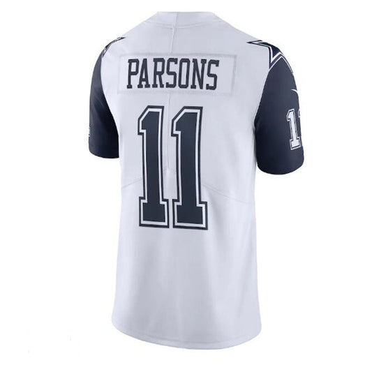 D.Cowboys #11 Micah Parsons Alternate Vapor Limited Jersey - White Stitched American Football Jerseys