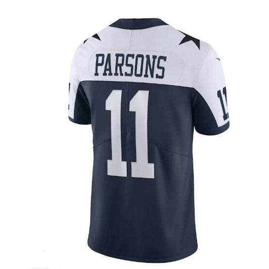 D.Cowboys #11 Micah Parsons Alternate Vapor Limited Jersey - Navy Stitched American Football Jerseys