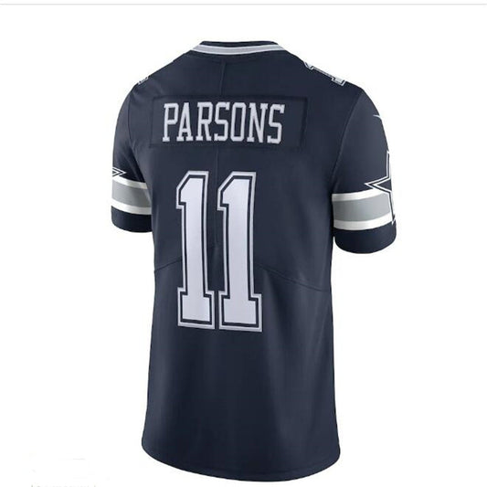 D.Cowboys #11 Micah Parsons Vapor Limited Jersey - Navy Stitched American Football Jerseys