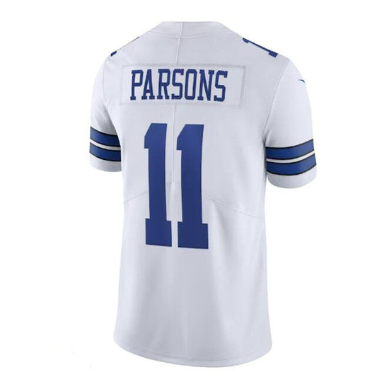 D.Cowboys #11 Micah Parsons Vapor Limited Jersey - White Stitched American Football Jerseys