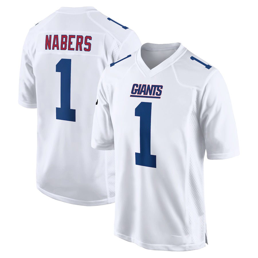 NY.Giants #1 Malik Nabers Carbon White Fashion Vapor Limited Jersey Stitched American Football Jerseys