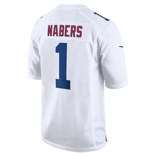 NY.Giants #1 Malik Nabers Carbon White Fashion Vapor Limited Jersey Stitched American Football Jerseys