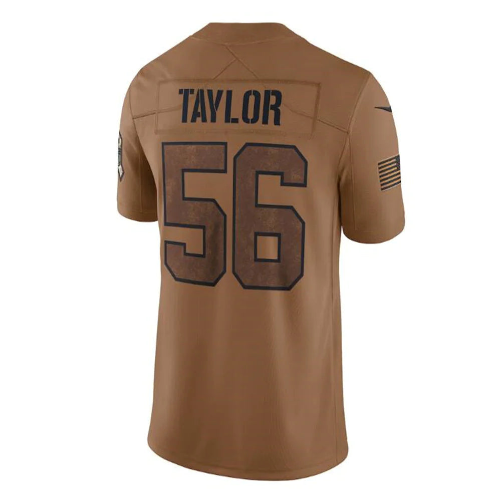 NY.Giants #56 Lawrence Taylor Brown 2023 Salute To Service Retired Player Limited Stitched American Football Jerseys