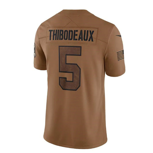 NY.Giants #5 Kayvon Thibodeaux Brown 2023 Salute To Service Limited Stitched Jerseys