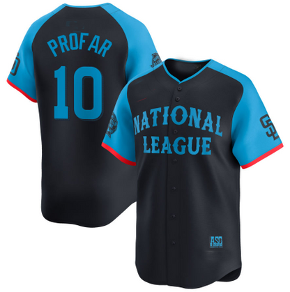 National League #10 Jurickson Profar Navy 2024 All-Star Game Limited Player Baseball Jerseys