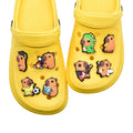 New Animal Capybara series Shoe Charms Cartoon Shoes Accessories Fit Clogs sandal Garden Shoe Decorations Buckle for kids Gifts