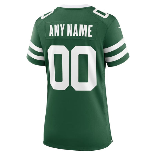 NY.Jets Custom Game Jersey - Legacy Green Stitched Football Jerseys