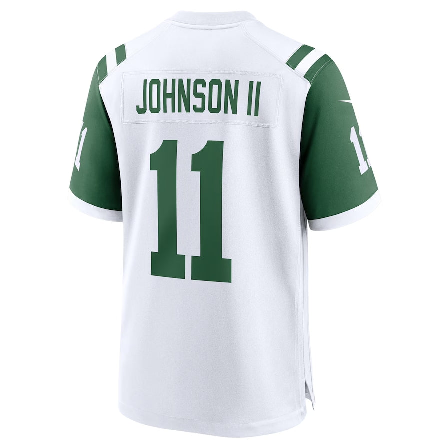 NY.Jets #11 Jermaine Johnson II Classic Alternate Game Jersey - White American Football Jerseys