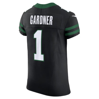 NY.Jets #1 Ahmad Sauce Gardner Alternate Vapor F.U.S.E. Elite Jersey - Legacy Black American Football Jerseys