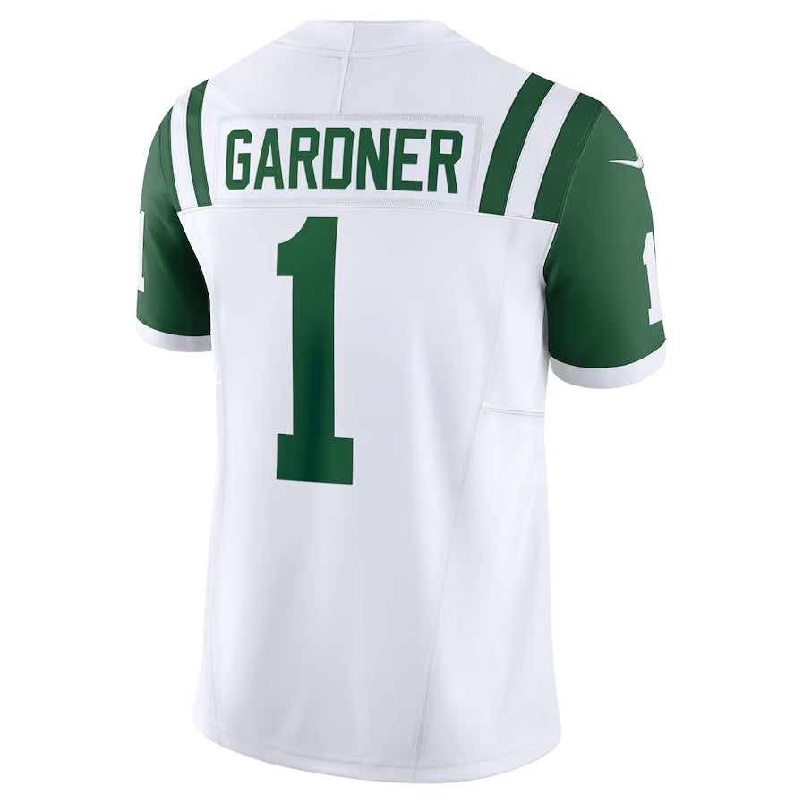 NY.Jets #1 Ahmad Sauce Gardner Classic Alternate Vapor F.U.S.E. Limited Jersey - White American Football Jerseys