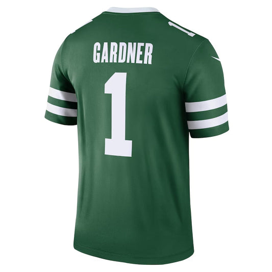 NY.Jets #1 Ahmad Sauce Gardner Legend Jersey - Legacy Green American Football Jerseys