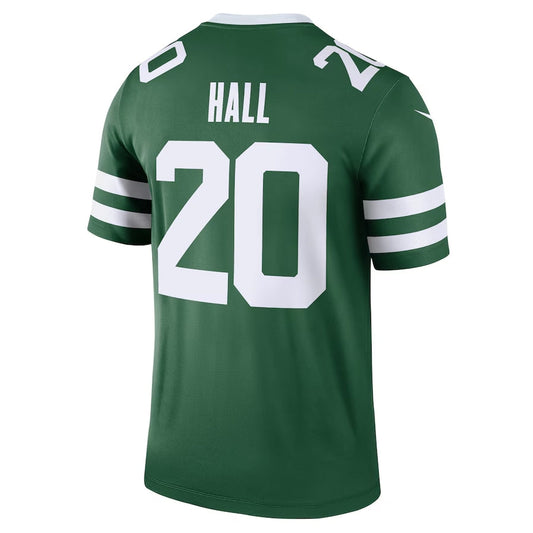 NY.Jets #20 Breece Hall Legend Jersey - Legacy Green American Football Jerseys