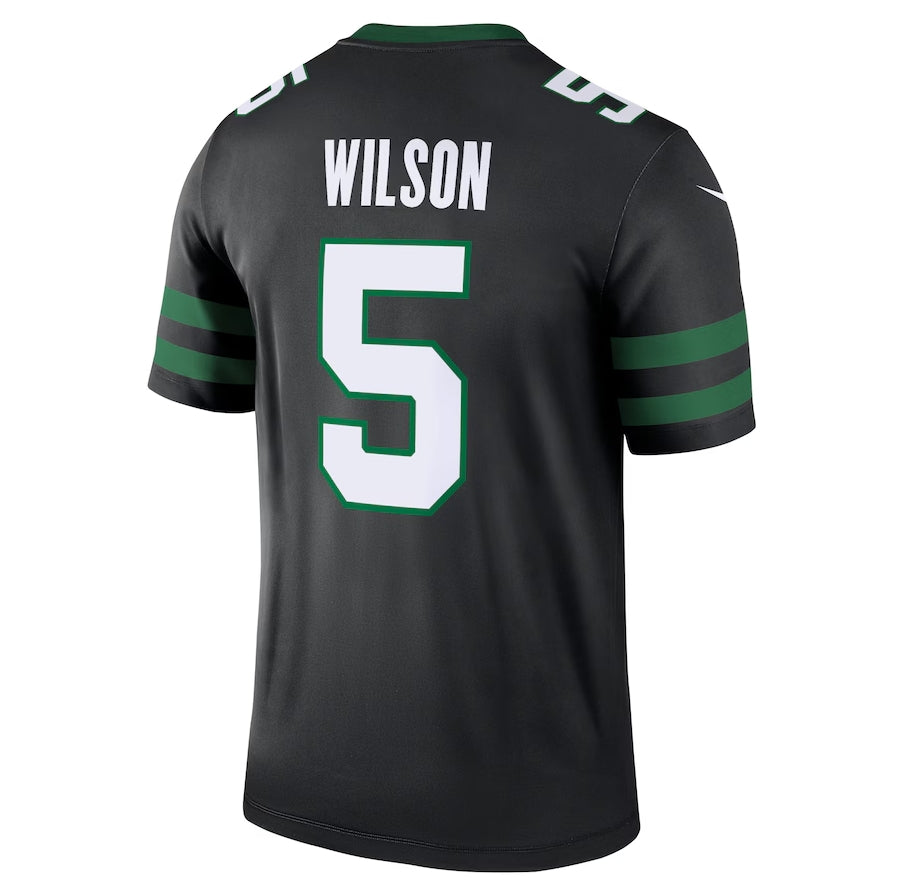 NY.Jets #5 Garrett Wilson Alternate Legend Jersey - Legacy Black American Football Jerseys