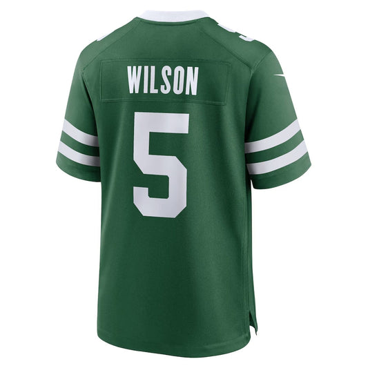 NY.Jets #5 Garrett Wilson Game Jersey - Legacy Green American Football Jerseys