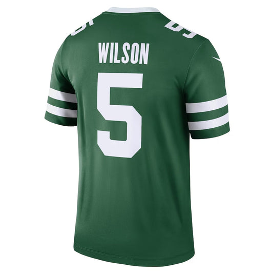 NY.Jets #5 Garrett Wilson Legend Jersey - Legacy Green American Football Jerseys