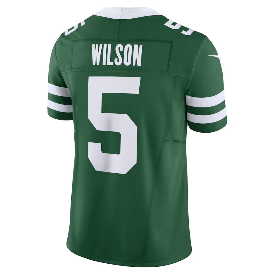 NY.Jets #5 Garrett Wilson Vapor F.U.S.E. Limited Jersey - Legacy Green American Football Jerseys