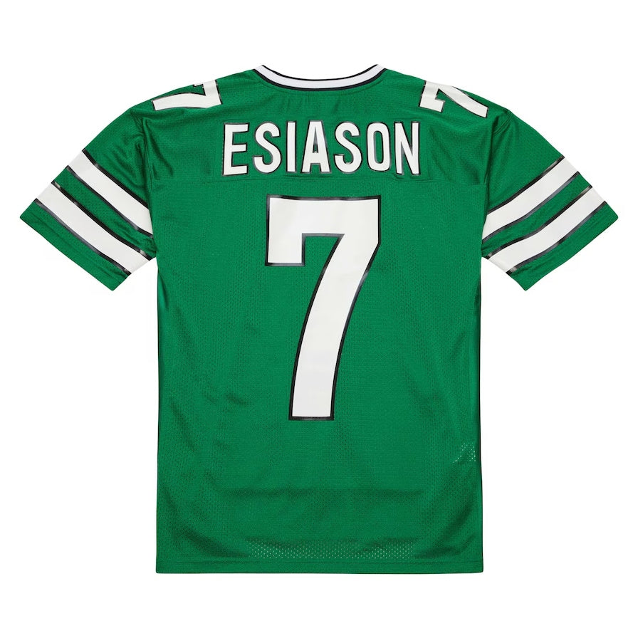 New York Jets #7 Boomer Esiason Mitchell & Ness 1993 Authentic Throwback Retired Player Pocket Jersey - Kelly Green American Football Jerseys