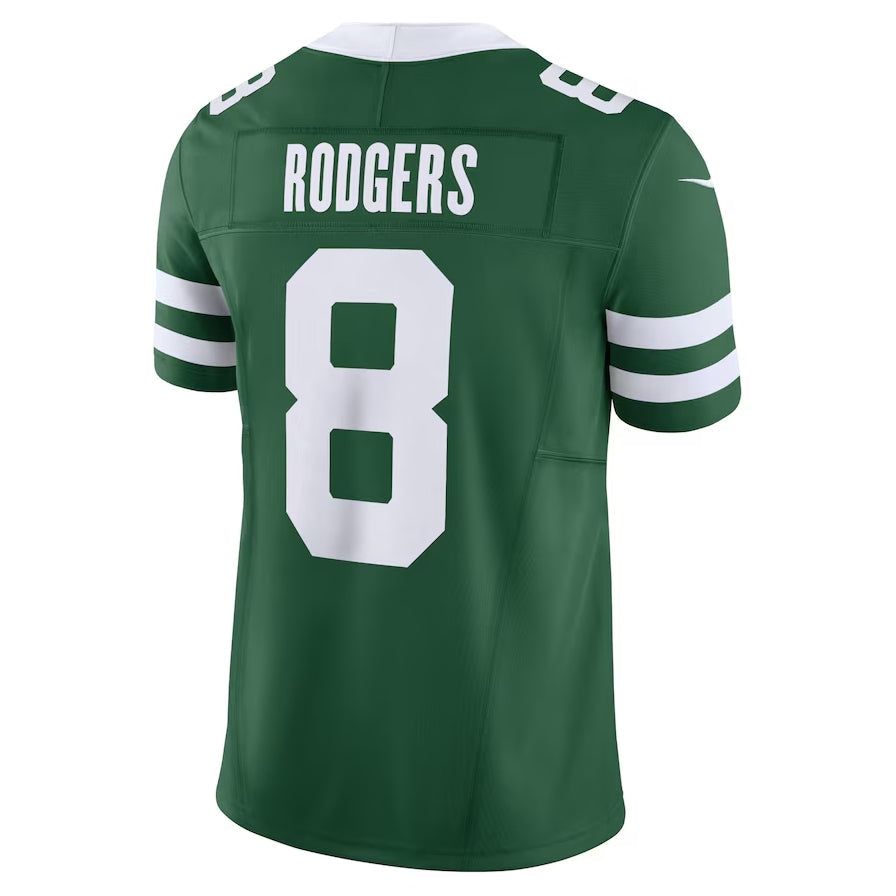 NY.Jets #8 Aaron Rodgers Vapor F.U.S.E. Limited Jersey - Legacy Green American Football Jerseys