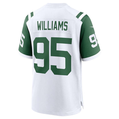 NY.Jets #95 Quinnen Williams Classic Alternate Game Jersey - White American Football Jerseys