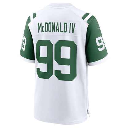 NY.Jets #99 Will McDonald IV Classic Alternate Game Jersey - White American Football Jerseys