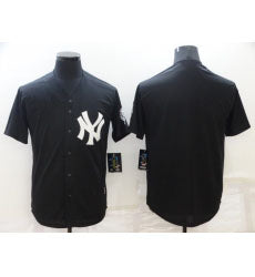 New York Yankees Blank Black Alternate Stitched Baseball Jersey