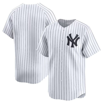 New York Yankees Home Limited Jersey - White Stitches Baseball Jerseys