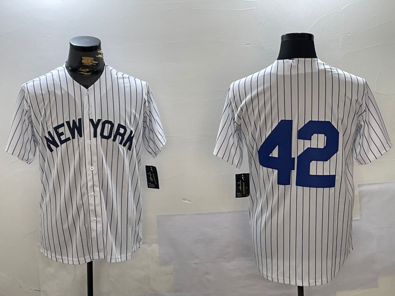 New York Yankees #42 Jackie Robinson White Cool Base Stitched Baseball Jersey