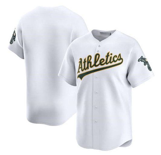 Oakland Athletics Blank White Home Limited Stitched Jersey