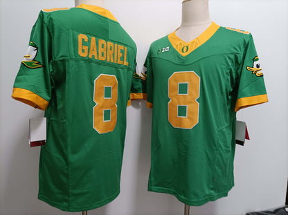 O.Ducks #8 Dillon Gabriel Green FUSE Football Stitched American College Jerseys