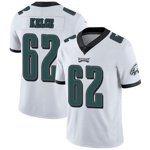 P.Eagles #62 Jason Kelce White Vapor Limited Stitched American Football Jerseys