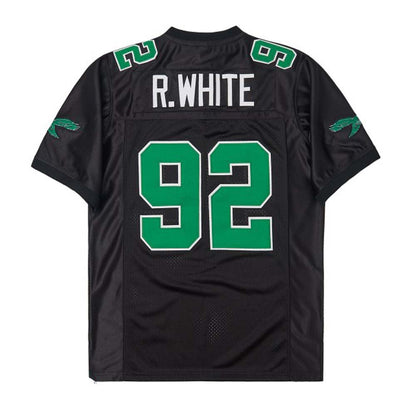 P.Eagles #92 Reggie White 1992 Mitchell & Ness Black Stitched American Mesh throwback Football Jerseys