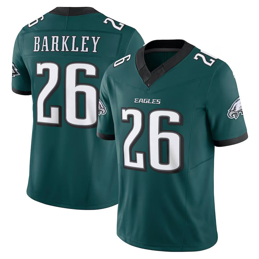 P.Eagles #26 Saquon Barkley Midnight Green Vapor F.U.S.E. Limited Jersey Stitched American Football Jerseys