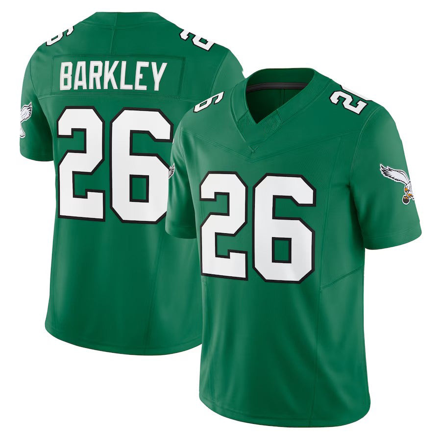 P.Eagles #26 Saquon Barkley Kelly Green Vapor F.U.S.E. Limited Jersey Stitched American Football Jerseys