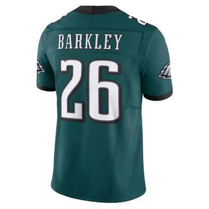 P.Eagles #26 Saquon Barkley Midnight Green Vapor F.U.S.E. Limited Jersey Stitched American Football Jerseys