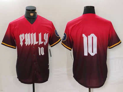 Philadelphia Phillies #10 JT Realmuto Red 2024 City Connect Limited Stitched Baseball Jersey