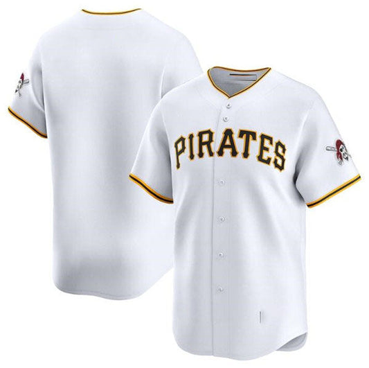 Pittsburgh Pirates Blank White Home Limited Baseball Stitched Jersey