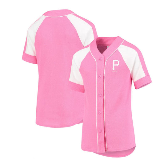 Pittsburgh Pirates Team Spirit Fashion Jersey - Pink Baseball Jerseys