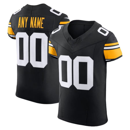 Custom P.Steelers 2024 Black P.U.S.E Vapor American Stitched Football Jersey
