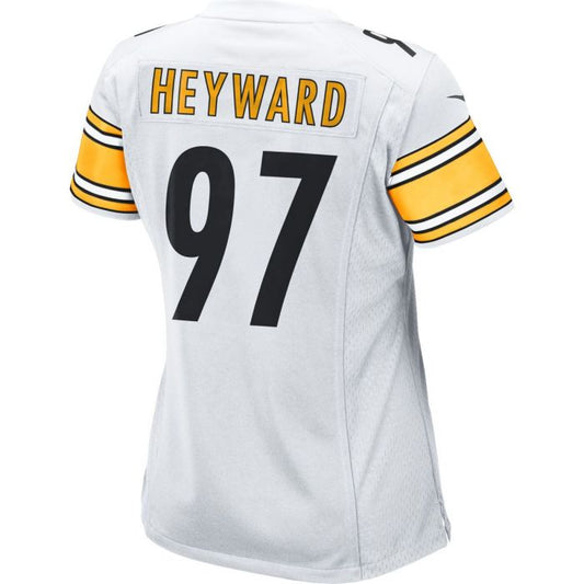 P.Steelers #97 Cam Heyward White Game Player Jersey Stitched American Football Jerseys