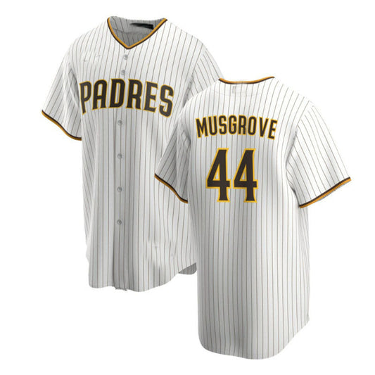 San Diego Padres #44  Joe Musgrove white Baseball Jerseys