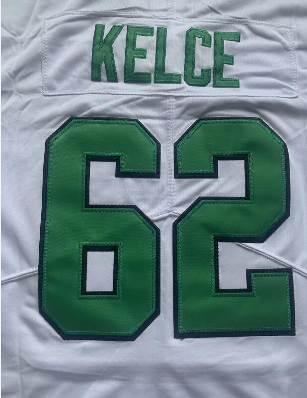 P.Eagles #62 Jason Kelce White Vapor F.U.S.E. Limited Stitched American Football Jerseys