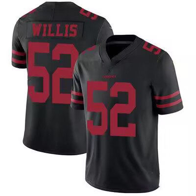 SF.49ers #52 Patrick Willis Black Alternate Stitched Vapor Untouchable Limited Jersey