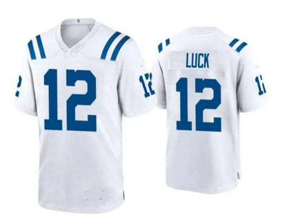 IN.Colts #12 Andrew Luck White Game Jersey Stitched American Football Jerseys