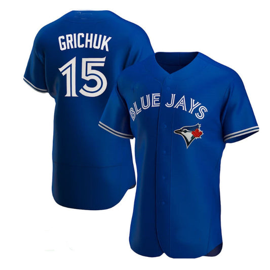 Toronto Blue Jays #15 Randal Grichuk Alternate Authentic Player Jersey - Royal Baseball Jerseys