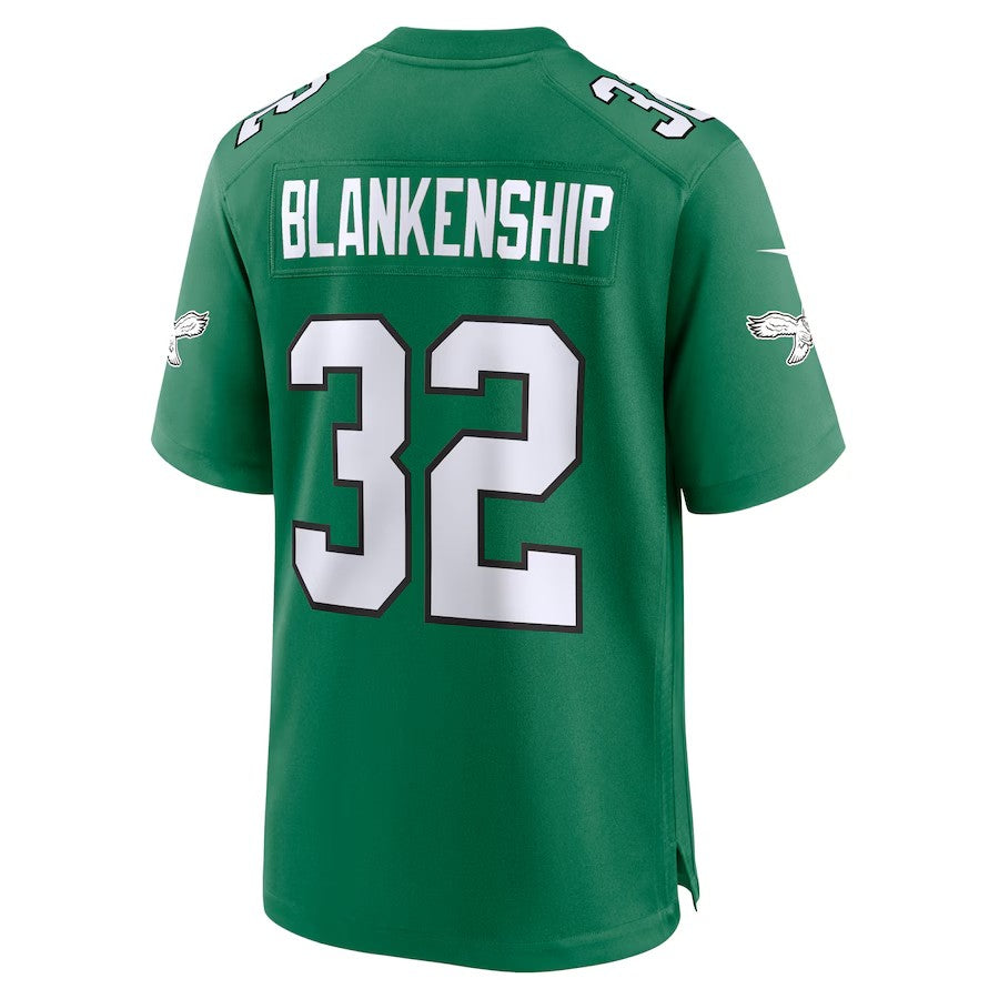 P.Eagles #32 Reed Blankenship Kelly Green Alternate Game Football Jerseys