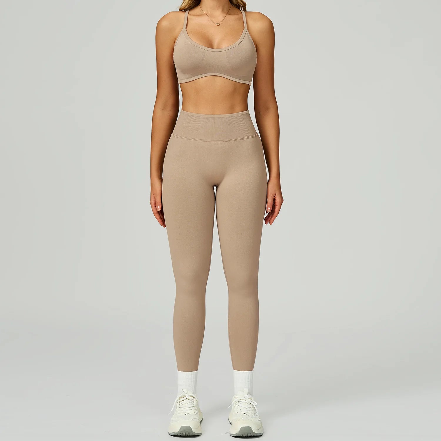 Seamless Sportswear For Women Tracksuits Yoga Set 2PCS Gym Workout Clothes Fitness Outfits Sports Bra Leggings Athletic Wear