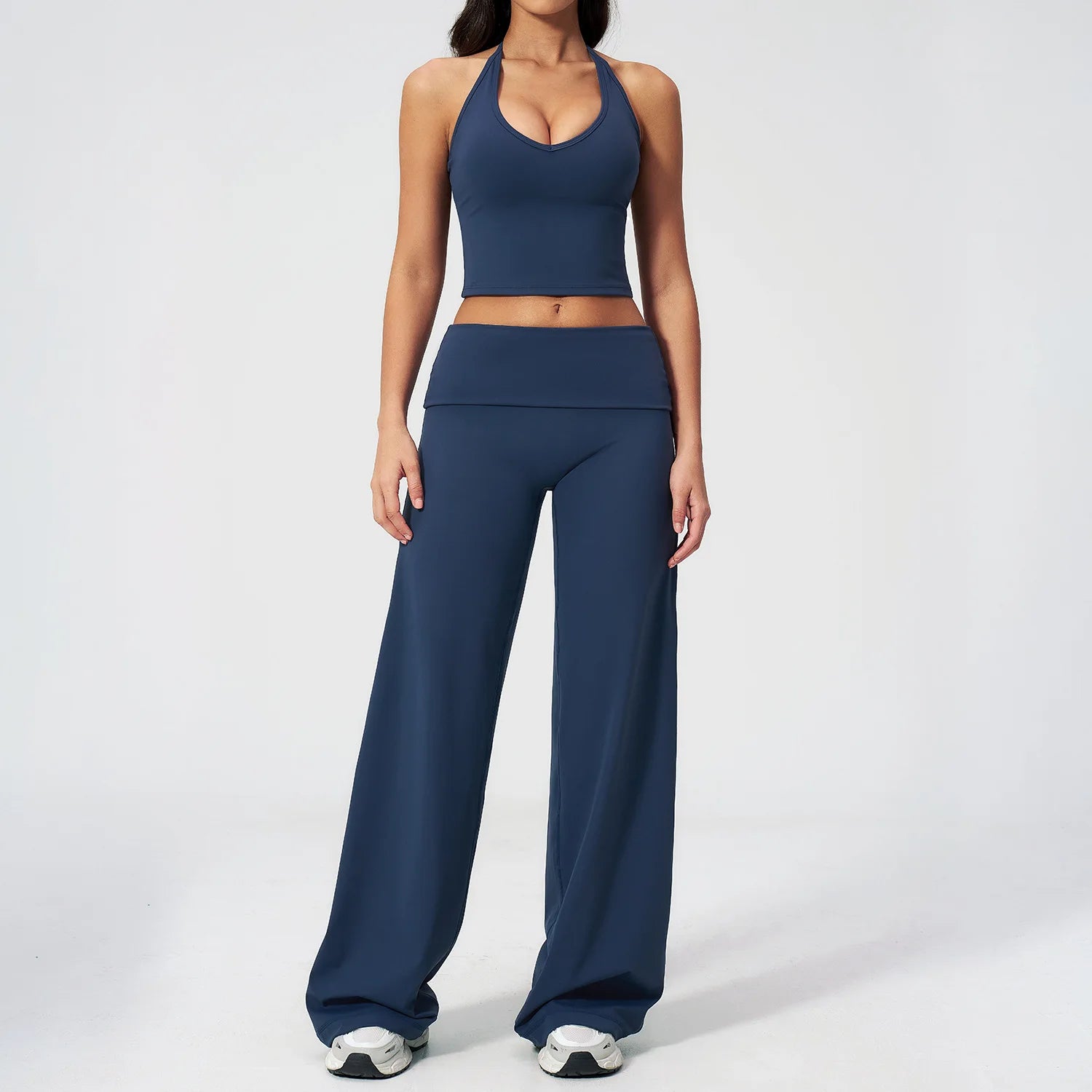 2 Pieces Yoga Set Women Tracksuit Workout Outfits Fitness Sportswear High Waist Leggings Sports Bra Athletic Wear Gym Clothes