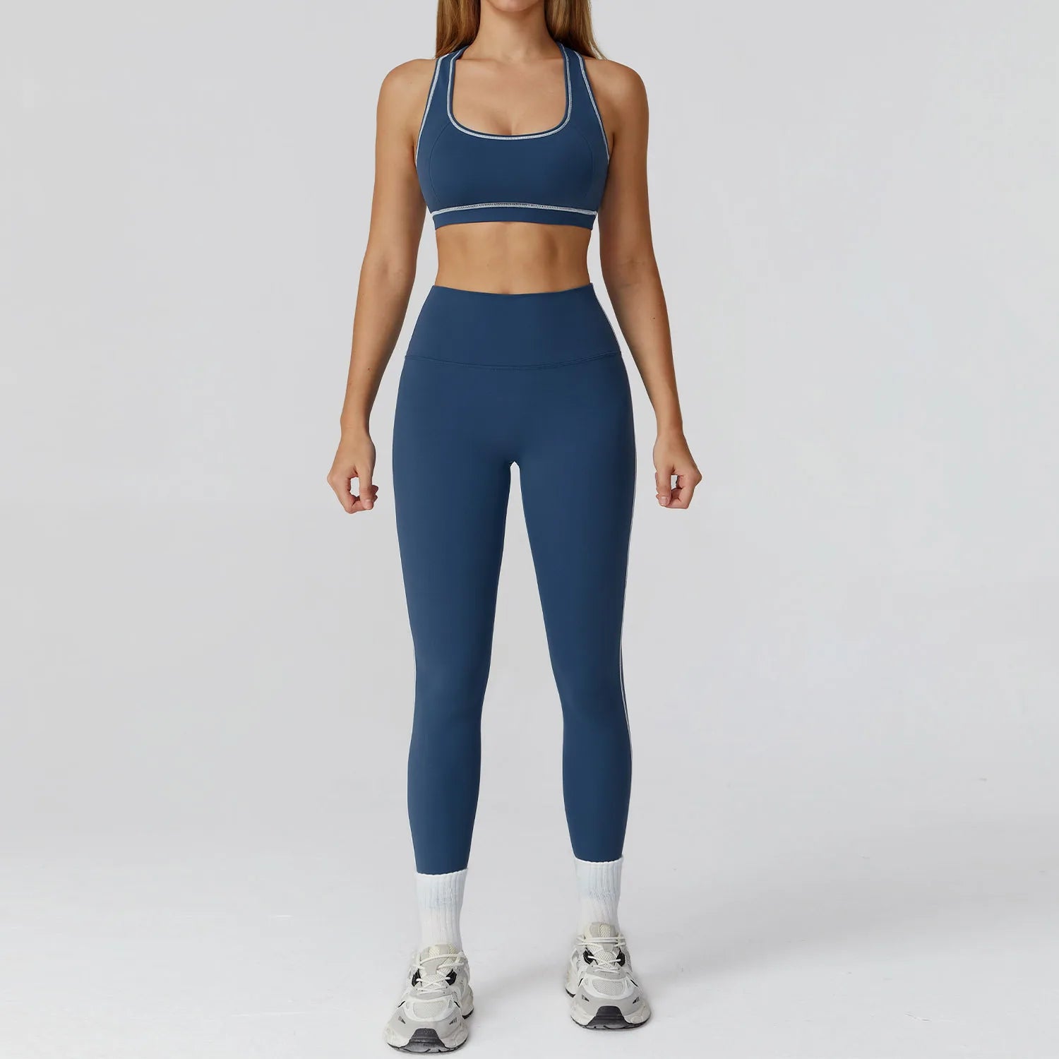 Women Clothes Sports Outfits Yoga Set 2/3PCS Fitness Tracksuit Gym Legging Workout Long Sleeved Female Bra Yoga Suit Sportswear