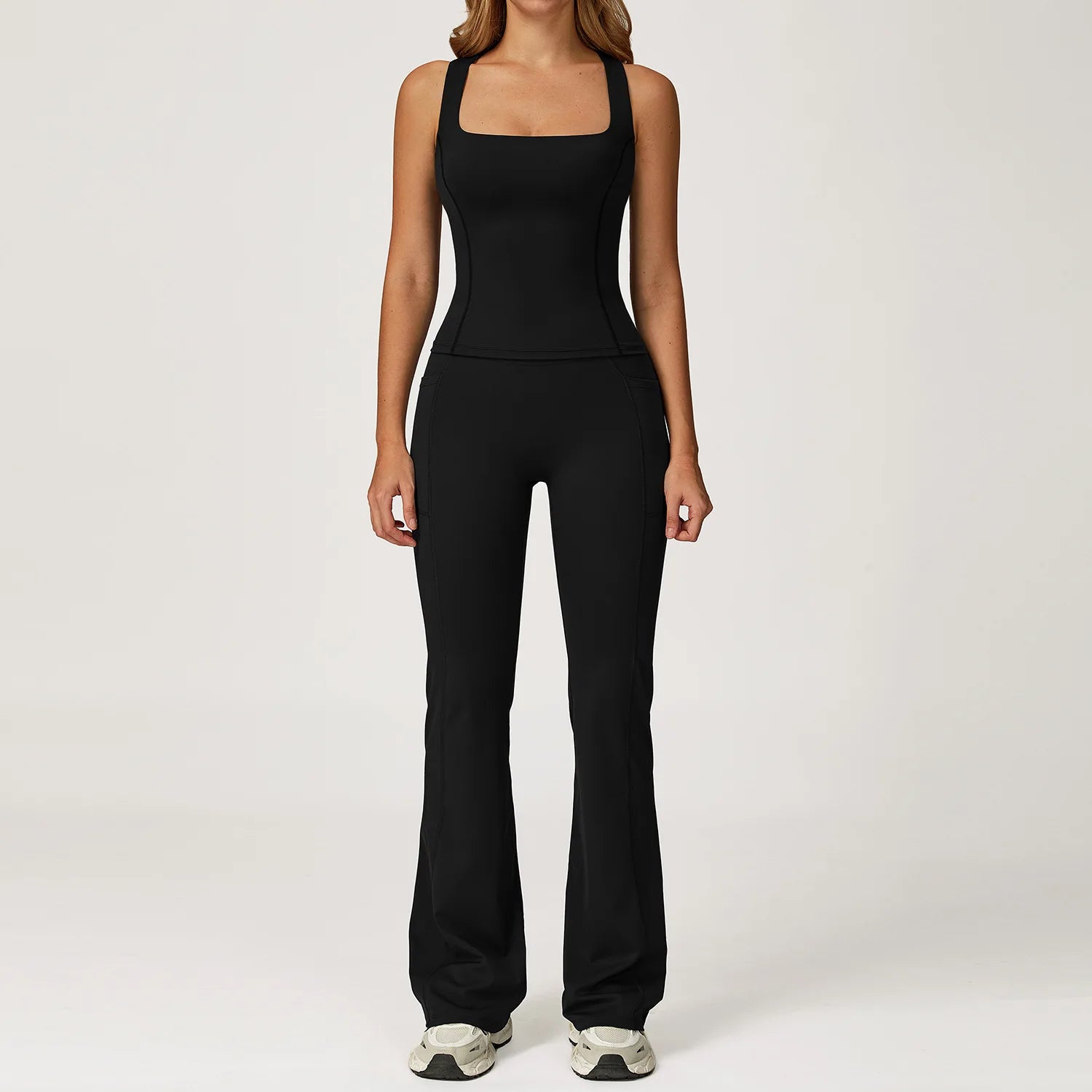 2PCS Yoga Set Gym Clothes Workout Sportswear Yoga Suits Women Tracksuits Fitness Outfits Sports Bra Gym Leggings Athletic Wear